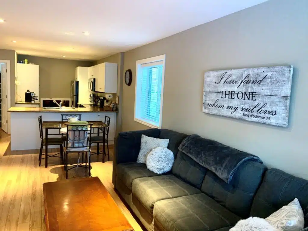 barrie contractor renovates basement aparment