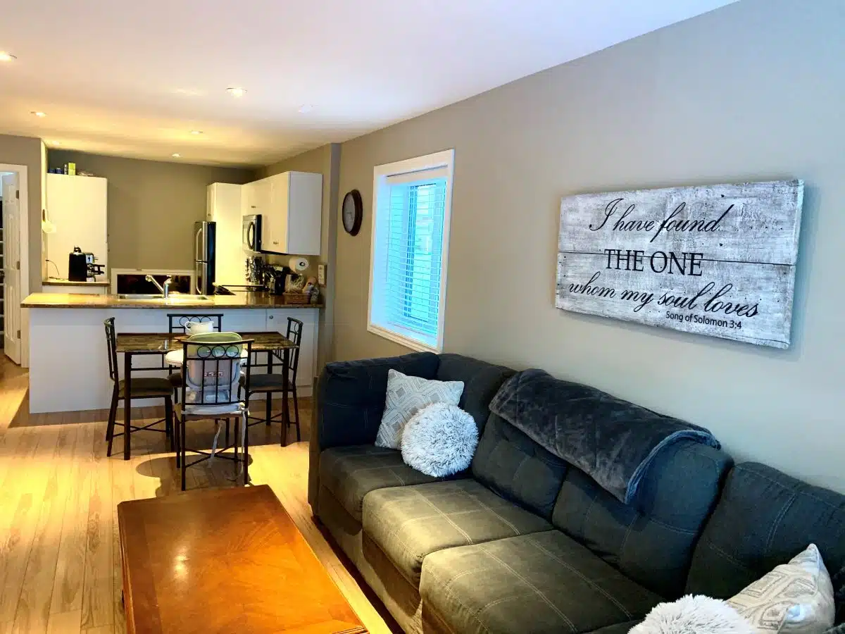 barrie contractor renovates basement aparment